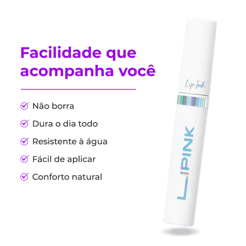LipInk – Máscara Líquida para Lábios Que Tinge e Garante Cor Intensa Por 24 Horas